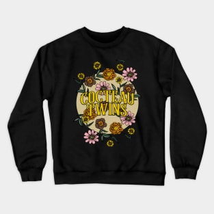 Cocteau Twins Name Personalized Flower Retro Floral 80s 90s Name Style Crewneck Sweatshirt